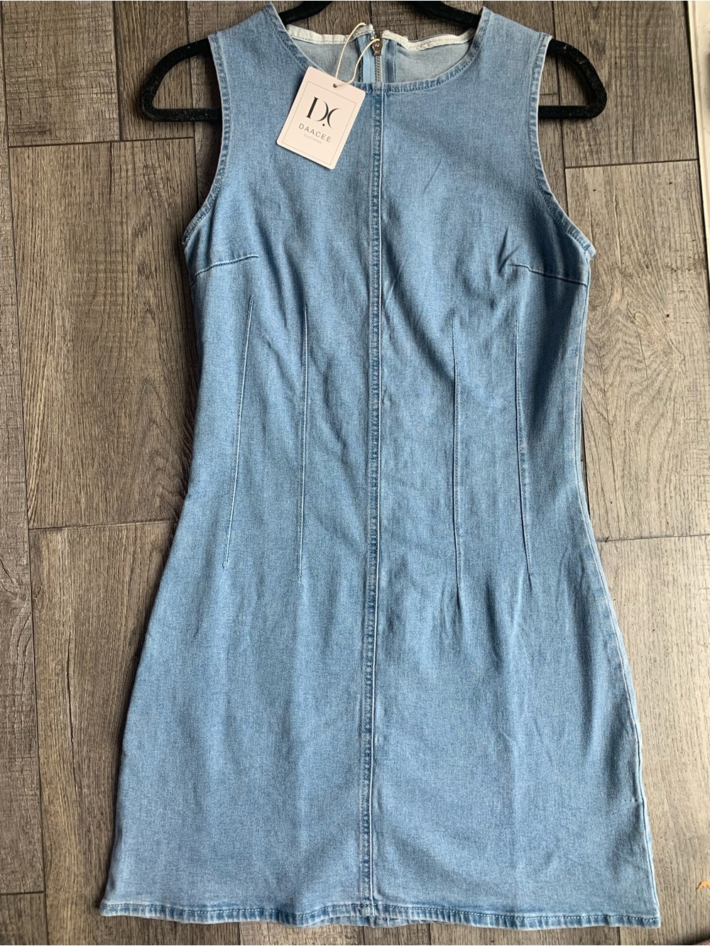 Nwt! Light Blue Denim Dress